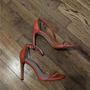 Stuart Weizmann Nudistsong size 6.5. 4inch . Color Tripoli Paprika like new